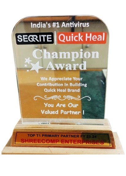 India's #1 Antivirus Champion Award